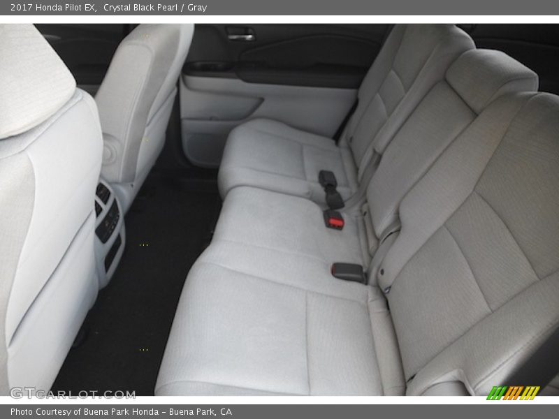 Crystal Black Pearl / Gray 2017 Honda Pilot EX