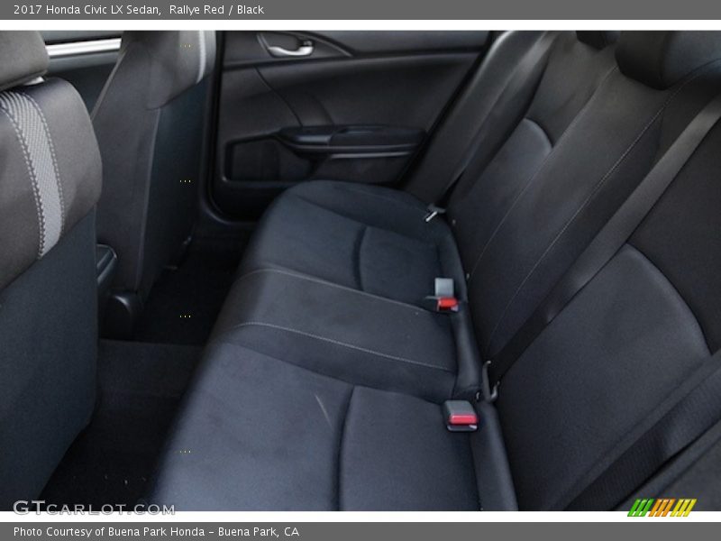 Rallye Red / Black 2017 Honda Civic LX Sedan