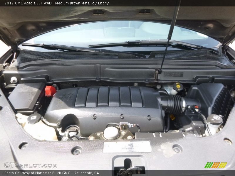 Medium Brown Metallic / Ebony 2012 GMC Acadia SLT AWD