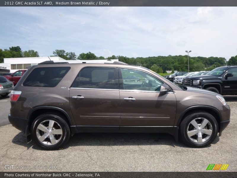 Medium Brown Metallic / Ebony 2012 GMC Acadia SLT AWD