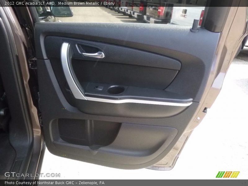 Medium Brown Metallic / Ebony 2012 GMC Acadia SLT AWD