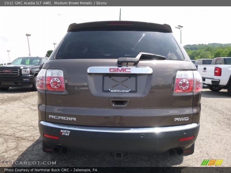 Medium Brown Metallic / Ebony 2012 GMC Acadia SLT AWD