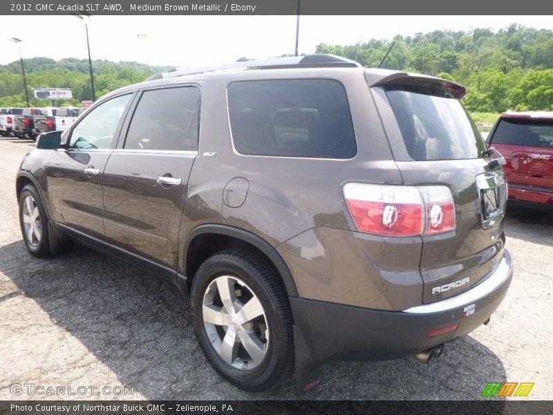 Medium Brown Metallic / Ebony 2012 GMC Acadia SLT AWD