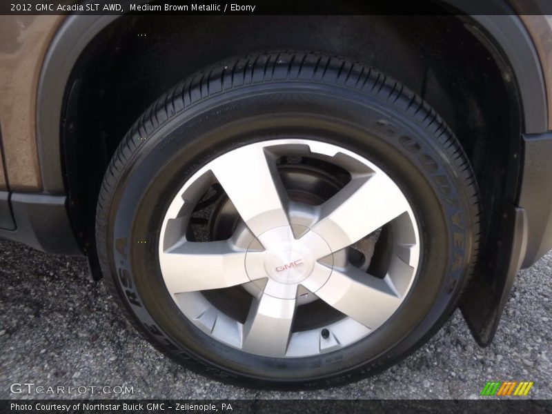 Medium Brown Metallic / Ebony 2012 GMC Acadia SLT AWD