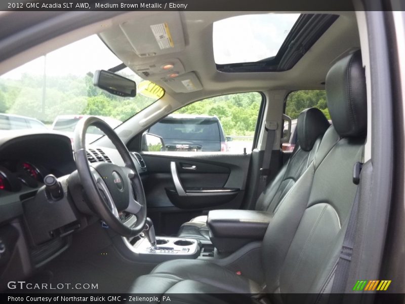 Medium Brown Metallic / Ebony 2012 GMC Acadia SLT AWD