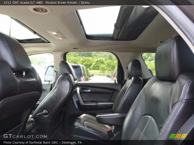 Medium Brown Metallic / Ebony 2012 GMC Acadia SLT AWD