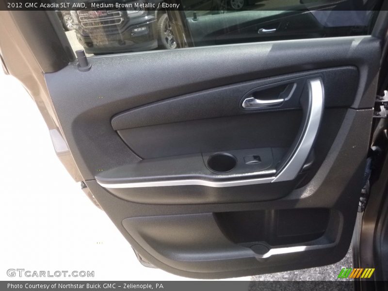 Medium Brown Metallic / Ebony 2012 GMC Acadia SLT AWD