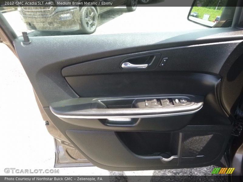 Medium Brown Metallic / Ebony 2012 GMC Acadia SLT AWD