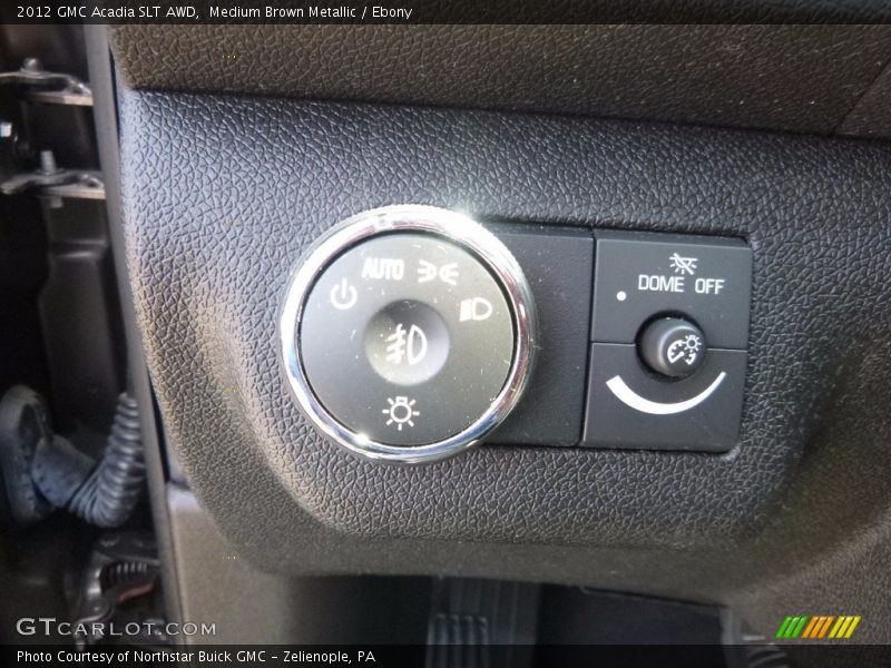 Medium Brown Metallic / Ebony 2012 GMC Acadia SLT AWD