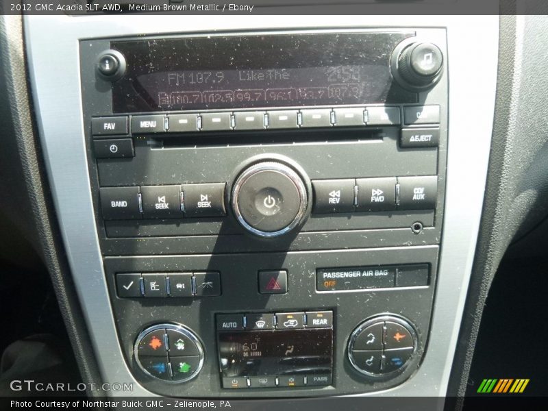 Medium Brown Metallic / Ebony 2012 GMC Acadia SLT AWD
