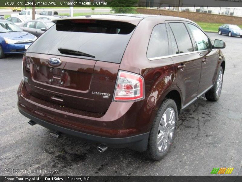Cinnamon Metallic / Camel 2009 Ford Edge Limited AWD