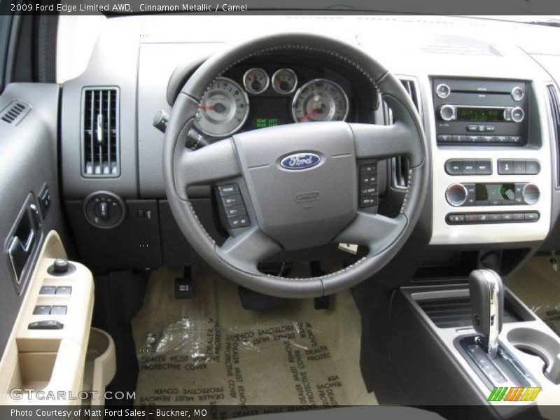 Cinnamon Metallic / Camel 2009 Ford Edge Limited AWD