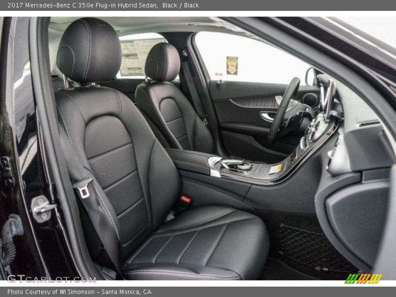 Black / Black 2017 Mercedes-Benz C 350e Plug-in Hybrid Sedan