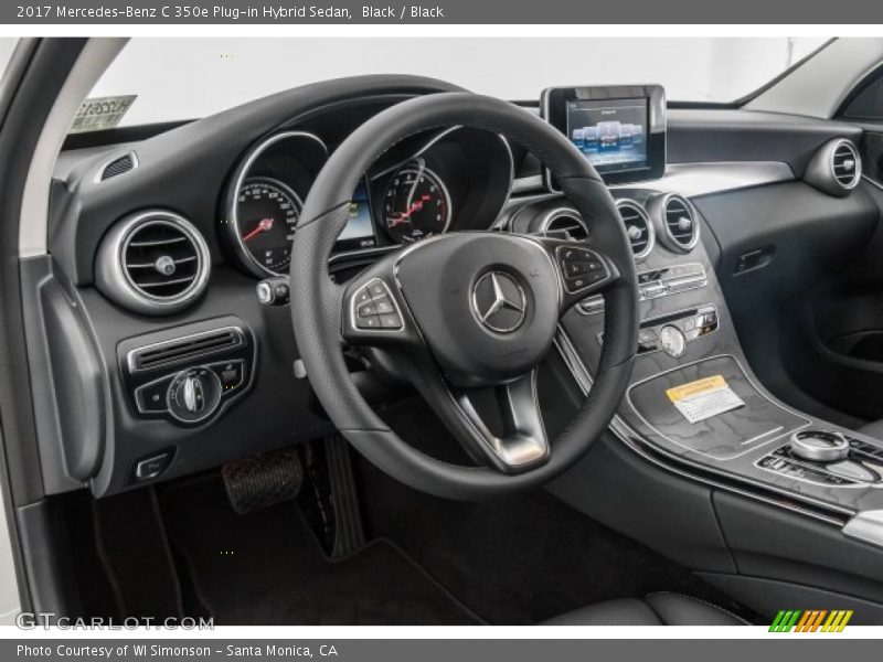 Dashboard of 2017 C 350e Plug-in Hybrid Sedan