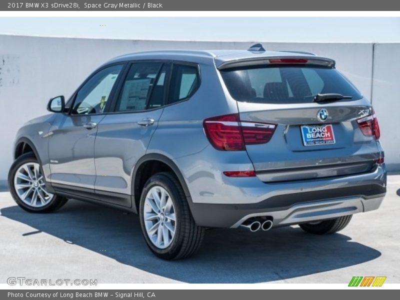Space Gray Metallic / Black 2017 BMW X3 sDrive28i