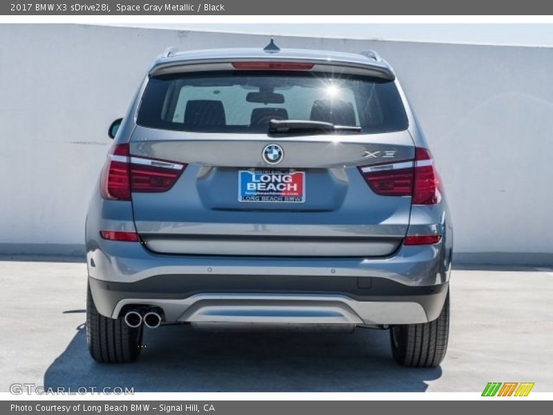 Space Gray Metallic / Black 2017 BMW X3 sDrive28i