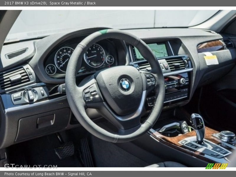 Space Gray Metallic / Black 2017 BMW X3 sDrive28i