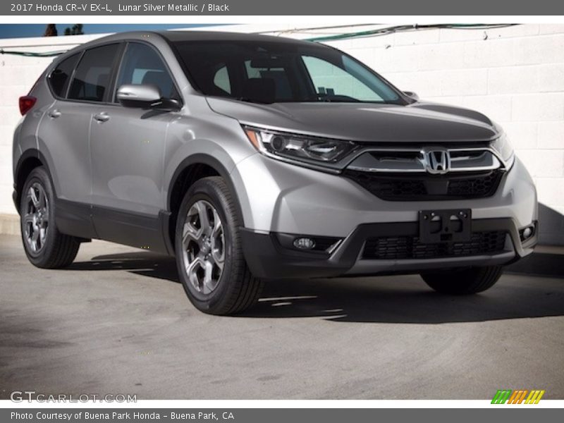 Lunar Silver Metallic / Black 2017 Honda CR-V EX-L