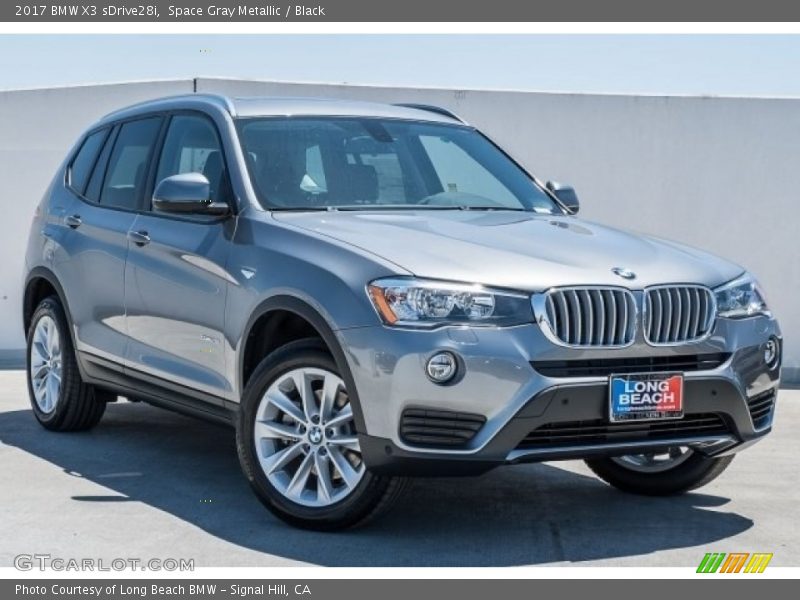 Space Gray Metallic / Black 2017 BMW X3 sDrive28i