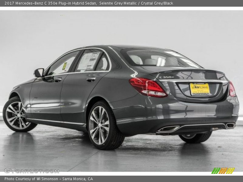 Selenite Grey Metallic / Crystal Grey/Black 2017 Mercedes-Benz C 350e Plug-in Hybrid Sedan