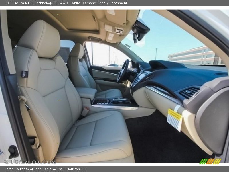 White Diamond Pearl / Parchment 2017 Acura MDX Technology SH-AWD