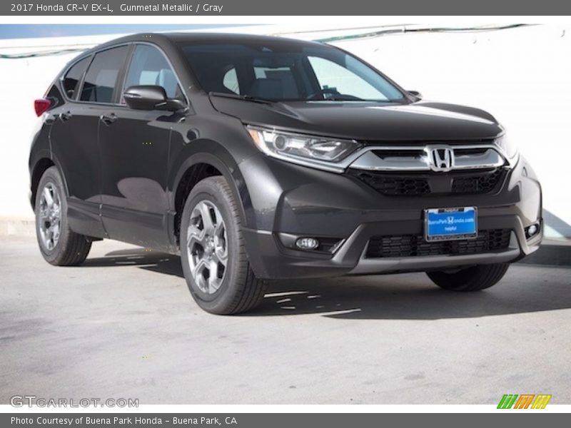 Gunmetal Metallic / Gray 2017 Honda CR-V EX-L