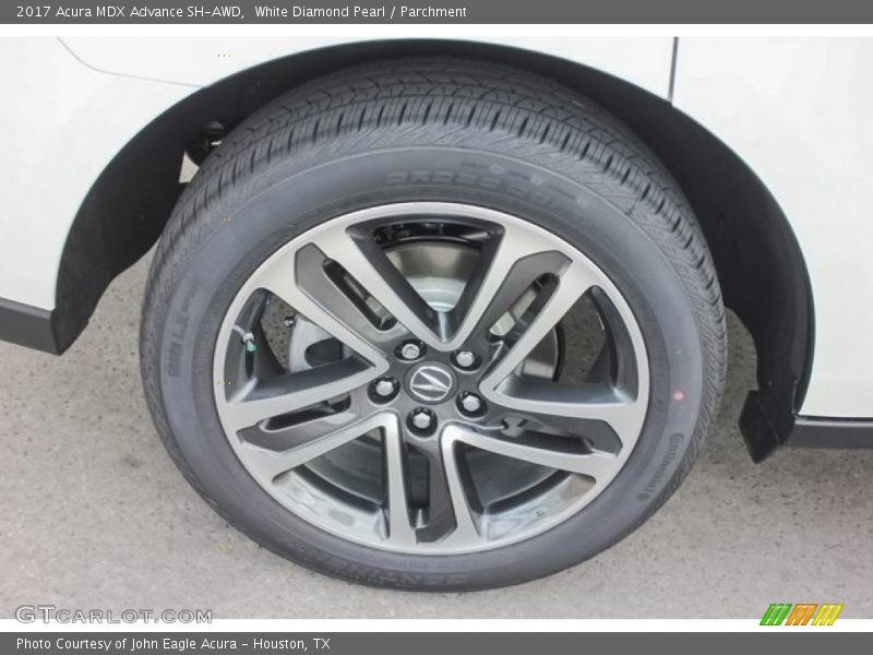 White Diamond Pearl / Parchment 2017 Acura MDX Advance SH-AWD