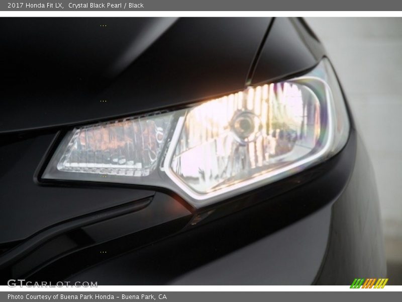 Crystal Black Pearl / Black 2017 Honda Fit LX