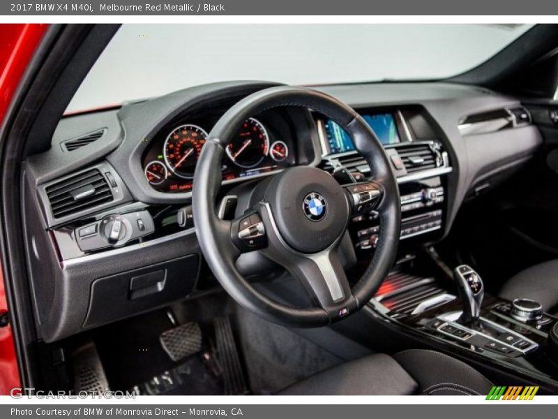 Melbourne Red Metallic / Black 2017 BMW X4 M40i