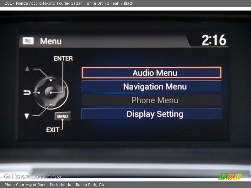 White Orchid Pearl / Black 2017 Honda Accord Hybrid Touring Sedan