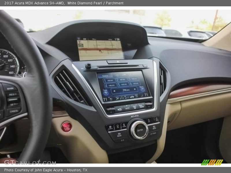 White Diamond Pearl / Parchment 2017 Acura MDX Advance SH-AWD