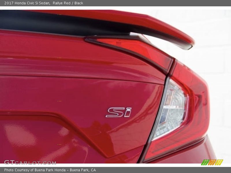 Rallye Red / Black 2017 Honda Civic Si Sedan