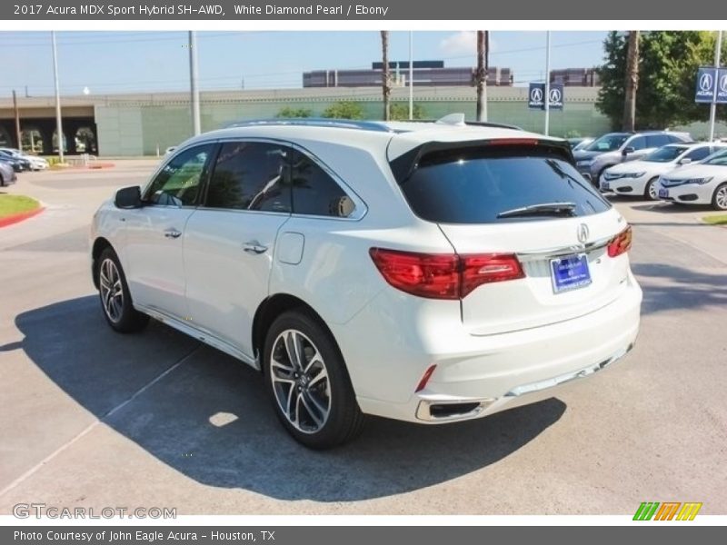 White Diamond Pearl / Ebony 2017 Acura MDX Sport Hybrid SH-AWD
