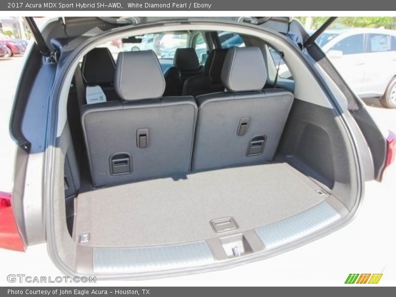 White Diamond Pearl / Ebony 2017 Acura MDX Sport Hybrid SH-AWD