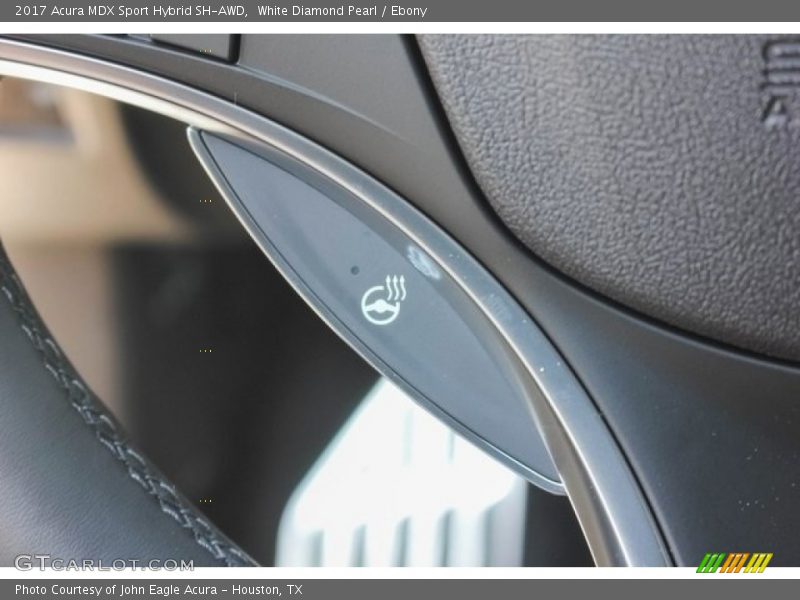 White Diamond Pearl / Ebony 2017 Acura MDX Sport Hybrid SH-AWD