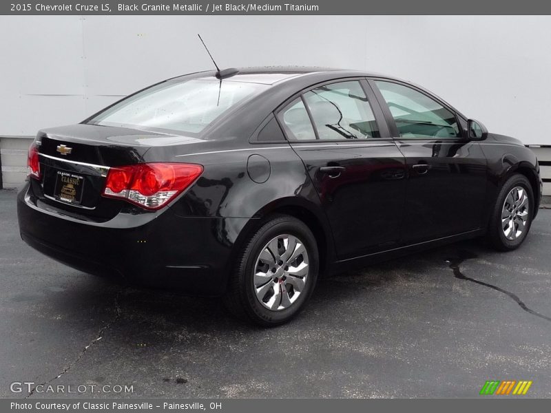Black Granite Metallic / Jet Black/Medium Titanium 2015 Chevrolet Cruze LS