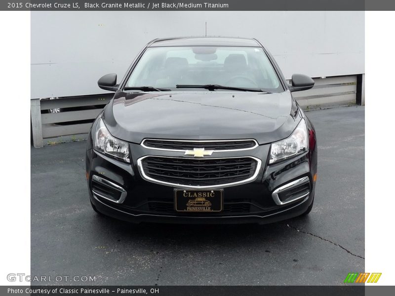 Black Granite Metallic / Jet Black/Medium Titanium 2015 Chevrolet Cruze LS