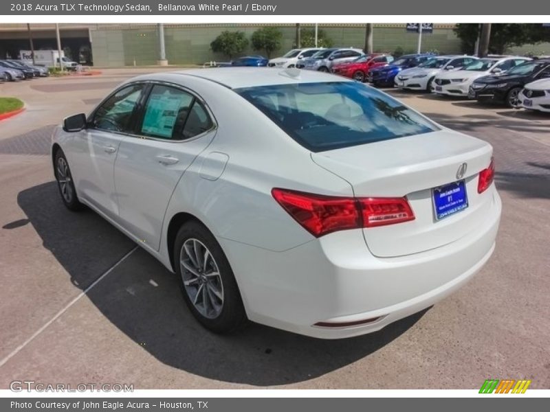 Bellanova White Pearl / Ebony 2018 Acura TLX Technology Sedan