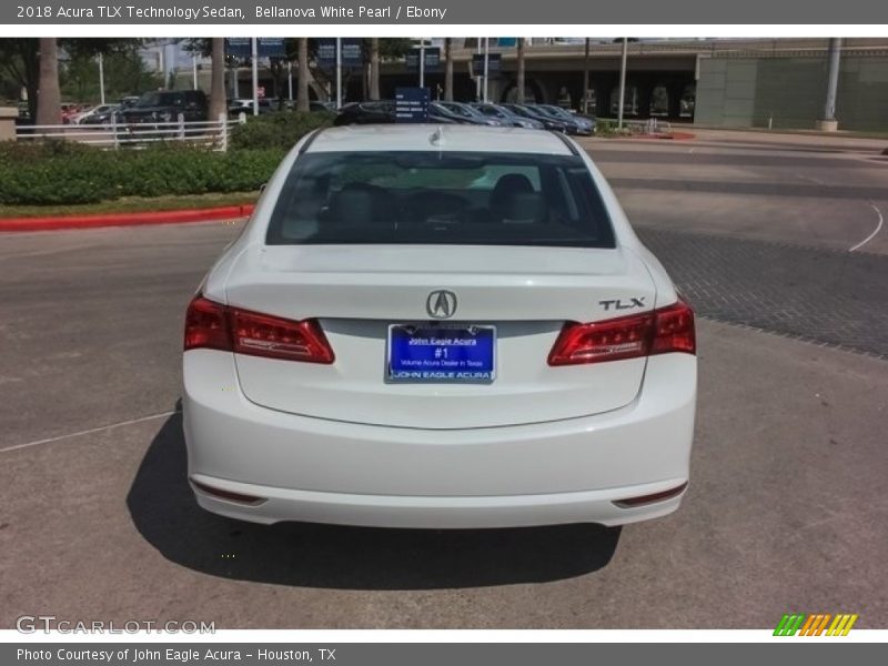 Bellanova White Pearl / Ebony 2018 Acura TLX Technology Sedan