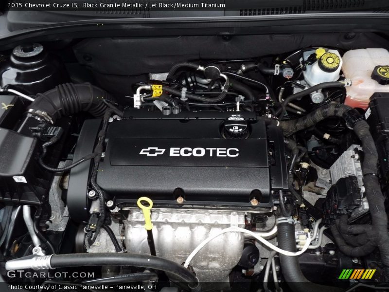Black Granite Metallic / Jet Black/Medium Titanium 2015 Chevrolet Cruze LS