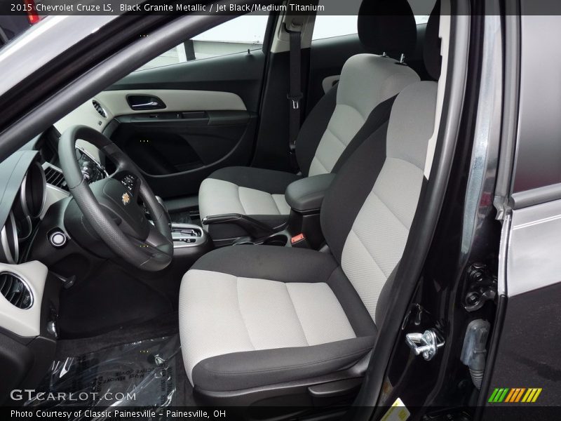 Black Granite Metallic / Jet Black/Medium Titanium 2015 Chevrolet Cruze LS