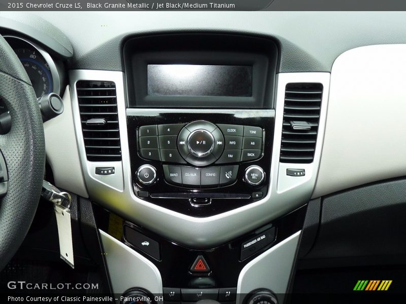Black Granite Metallic / Jet Black/Medium Titanium 2015 Chevrolet Cruze LS