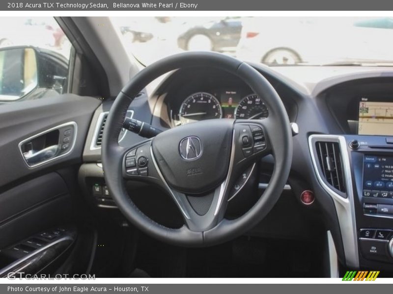 Bellanova White Pearl / Ebony 2018 Acura TLX Technology Sedan