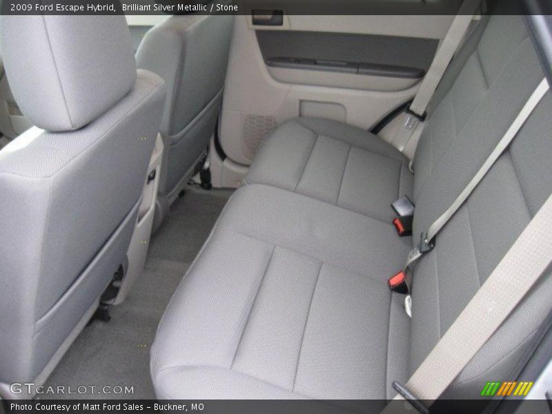 Brilliant Silver Metallic / Stone 2009 Ford Escape Hybrid