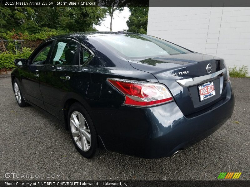Storm Blue / Charcoal 2015 Nissan Altima 2.5 SV