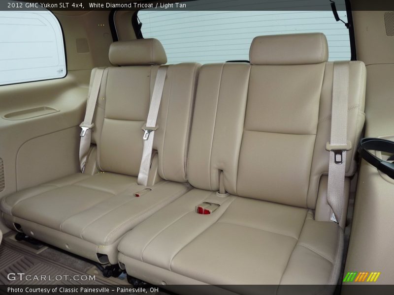 White Diamond Tricoat / Light Tan 2012 GMC Yukon SLT 4x4