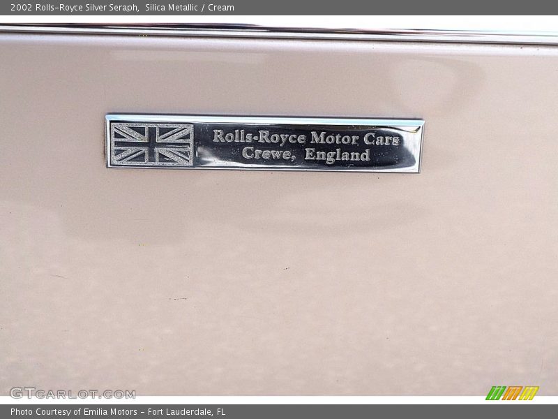 Silica Metallic / Cream 2002 Rolls-Royce Silver Seraph
