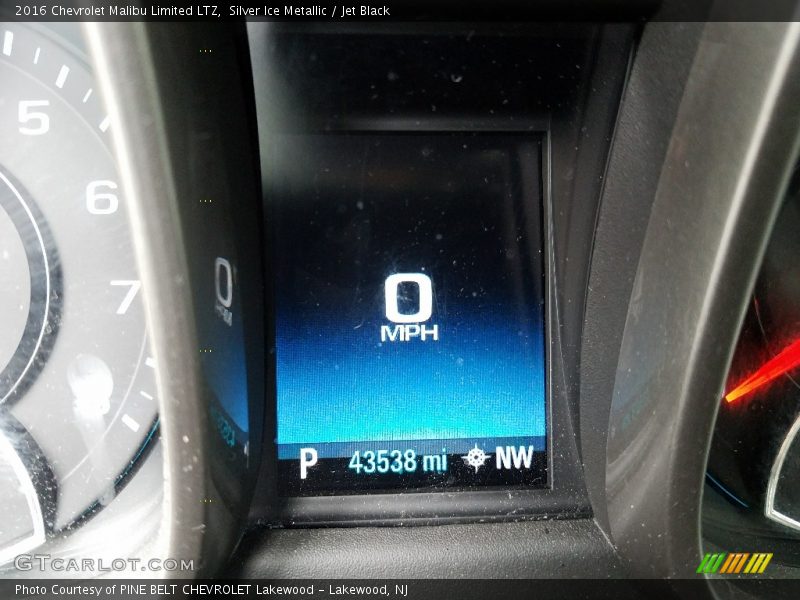 Silver Ice Metallic / Jet Black 2016 Chevrolet Malibu Limited LTZ