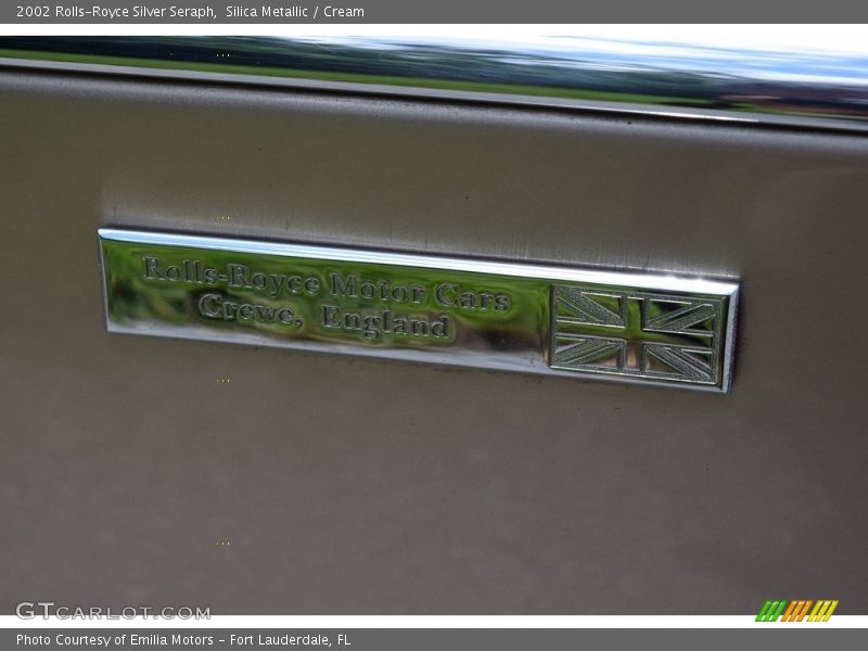 Silica Metallic / Cream 2002 Rolls-Royce Silver Seraph