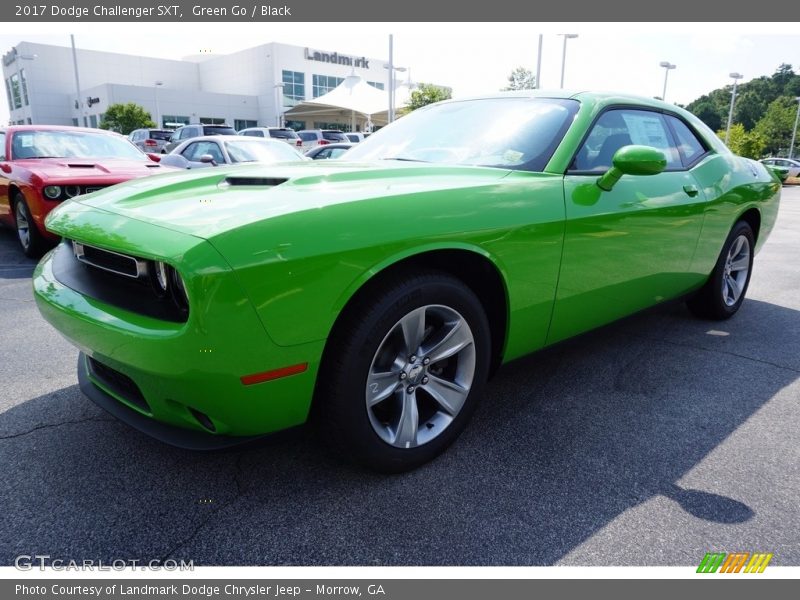 Green Go / Black 2017 Dodge Challenger SXT
